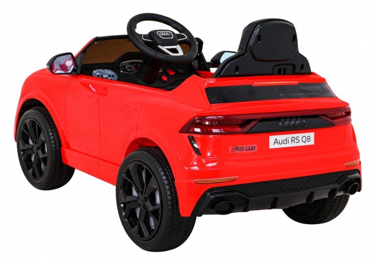 Vienvietīgs bērnu elektromobilis Audi RS Q8, sarkans цена и информация | Bērnu elektroauto | 220.lv