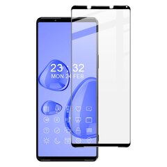 „Imak“ Tempered Glass полностью закрывающееся защитное стекло 0,2 мм - чёрный (Xperia 1 III) цена и информация | Защитные пленки для телефонов | 220.lv