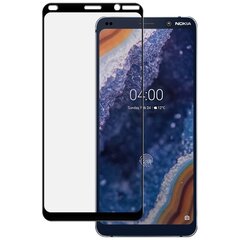 „Imak“ Tempered Glass полностью закрывающееся защитное стекло 0,2 мм – чёрный (Nokia 9 PureView) цена и информация | Защитные пленки для телефонов | 220.lv