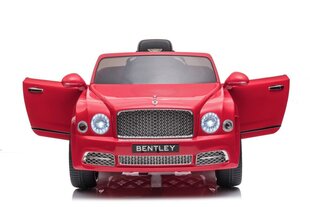 Vienvietīga elektriskā automašīna bērniem Bentley Mulsanne, sarkana cena un informācija | Bērnu elektroauto | 220.lv