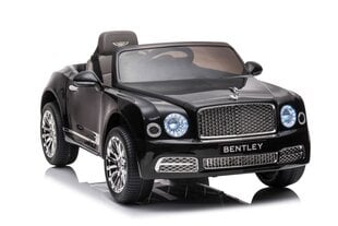 Одноместный электромобиль для детей Bentley Mulsanne, черный цена и информация | Электромобили для детей | 220.lv