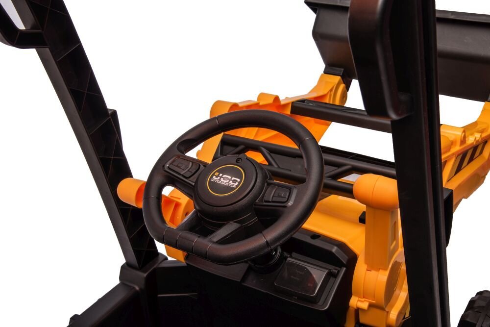 Elektriskais traktors bērniem JCB, dzeltens цена и информация | Bērnu elektroauto | 220.lv