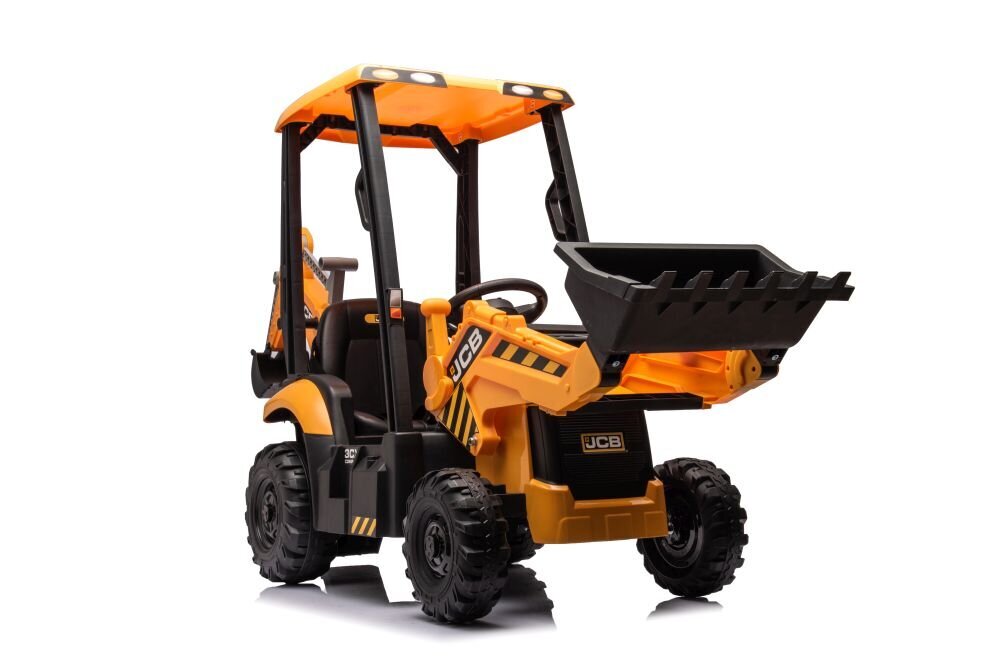 Elektriskais traktors bērniem JCB, dzeltens цена и информация | Bērnu elektroauto | 220.lv