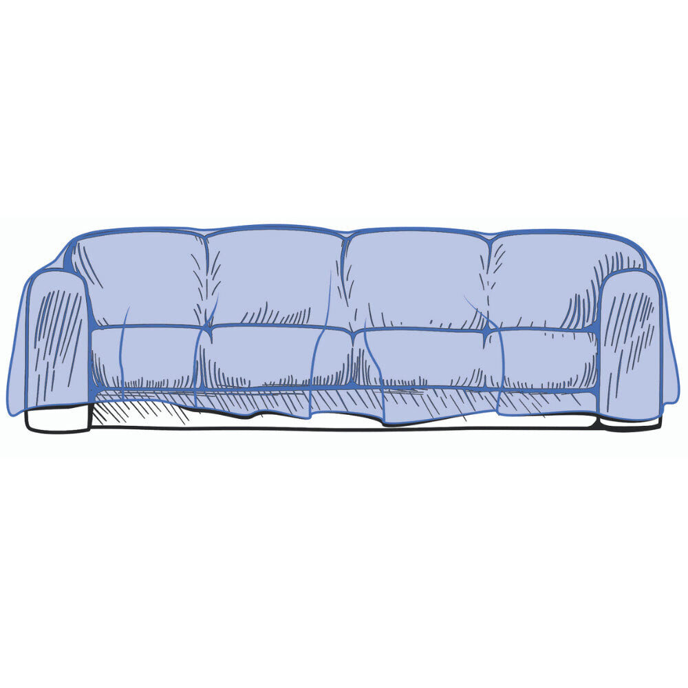 Aizsargplēve 4 sēdvietu dīvānam cena un informācija | Krēslu paliktņi | 220.lv