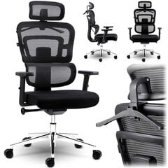 Biroja krēsls, Sofotel Nice, melns cena un informācija | Biroja krēsli | 220.lv