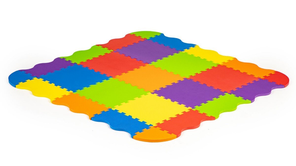 Paklājs-puzle Ecotoys, 25 gab. цена и информация | Attīstošie paklājiņi | 220.lv