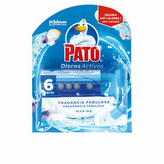 Toilet air freshener Pato Discos Activos Морской 6 штук дезинфицирующее средство цена и информация | Чистящие средства | 220.lv