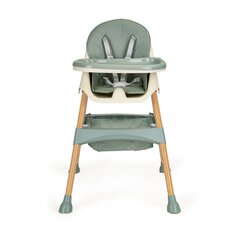 Barošanas krēsls Ecotoys 2in1, zaļš cena un informācija | Barošanas krēsli | 220.lv