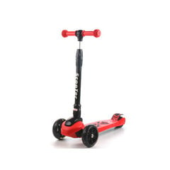 Самокат трехколесный Scooter, красный цена и информация | Самокаты | 220.lv