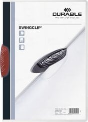 Izturīga Swingclip mape ar klipšiem, A4/30 loksnes cena un informācija | Kancelejas preces | 220.lv