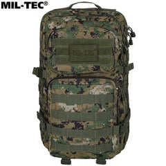 Militārā mugursoma Mil-Tec Assault Pack LG Digital Woodland Marpatt, 36 L, dažādu krāsu cena un informācija | Pārgājienu un ceļojumu mugursomas | 220.lv