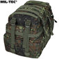 Militārā mugursoma Mil-Tec Assault Pack LG Bw-Tarn Flecktarn, 36 L, zaļa/brūna cena un informācija | Pārgājienu un ceļojumu mugursomas | 220.lv