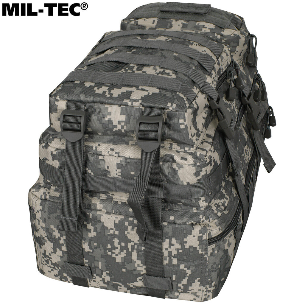 Militārā mugursoma US Assault Pack LG Mil-Tec AT-Digital, 36 L, pelēka цена и информация | Pārgājienu un ceļojumu mugursomas | 220.lv