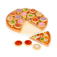 Игрушечная пицца, деревянная, 27 штук цена и информация | Игрушки для девочек | 220.lv