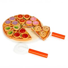 Игрушечная пицца, деревянная, 27 штук цена и информация | Игрушки для девочек | 220.lv