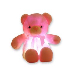 Plīša Led lācītis Teddy Bear, rozā, 30 cm cena un informācija | Mīkstās (plīša) rotaļlietas | 220.lv