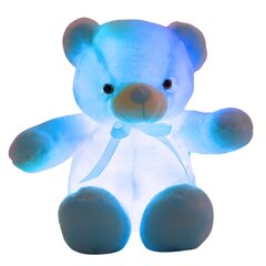 Plīša Led lācītis Teddy Bear, zils, 30 cm cena un informācija | Mīkstās (plīša) rotaļlietas | 220.lv