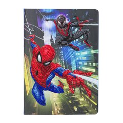 Blociņš Spider Man Crystal Art, Zirnekļcilvēks, 18 x 26 cm cena un informācija | Burtnīcas un papīra preces | 220.lv