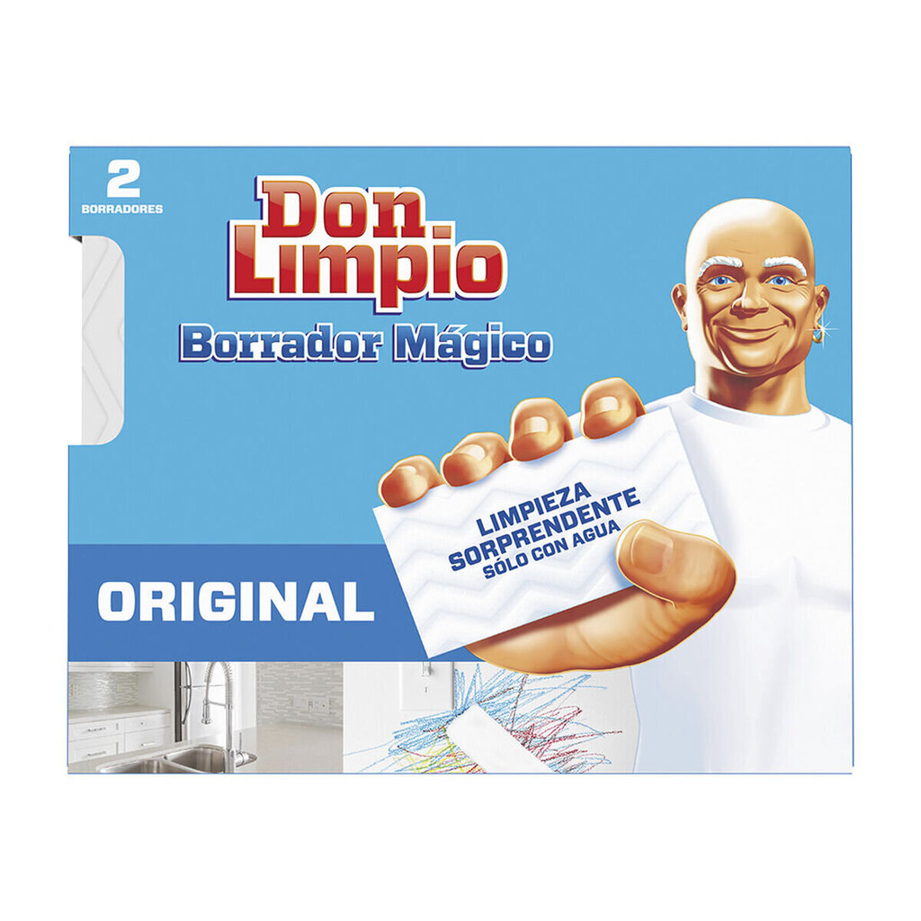 Don Limpio Borrador Mágico sūkļi, 2 gab. cena un informācija | Tīrīšanas piederumi | 220.lv