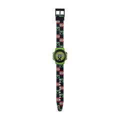 MINECRAFT дигитальные часы на руку, зеленые цена и информация | Аксессуары для детей  | 220.lv