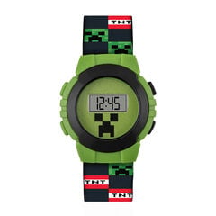 MINECRAFT дигитальные часы на руку, зеленые цена и информация | Аксессуары для детей  | 220.lv