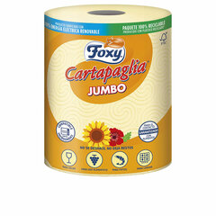 Papīra dvieļi Foxy Cartapaglia Jumbo, 60 m цена и информация | Туалетная бумага, бумажные полотенца | 220.lv