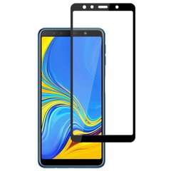 „Mofi“ Tempered Glass защитное стекло 0,26 мм – чёрный  (Galaxy A7 2018) цена и информация | Защитные пленки для телефонов | 220.lv