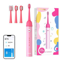 Sonic toothbrush with app for kids and tips set  Bitvae K7S (pink) цена и информация | Электрические зубные щетки | 220.lv