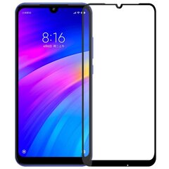 „Mofi“ Tempered Glass ekrāna aizsargstikls 0.26 mm - melns (Redmi 7) цена и информация | Защитные пленки для телефонов | 220.lv