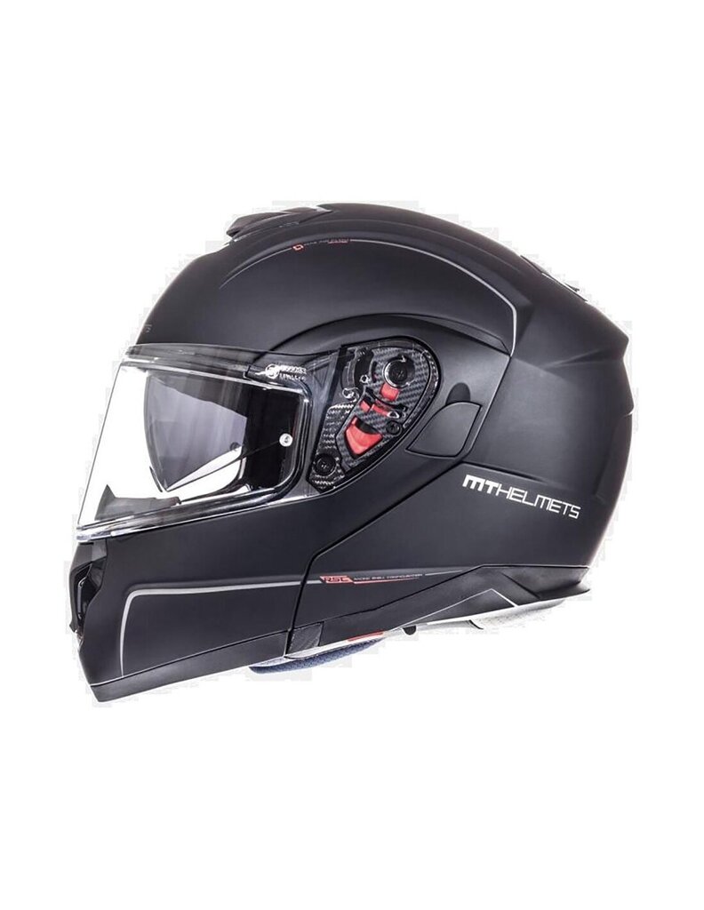 Moto ķivere MT Helmets ATOM SV Solid Matt Black L cena un informācija | Moto ķiveres | 220.lv