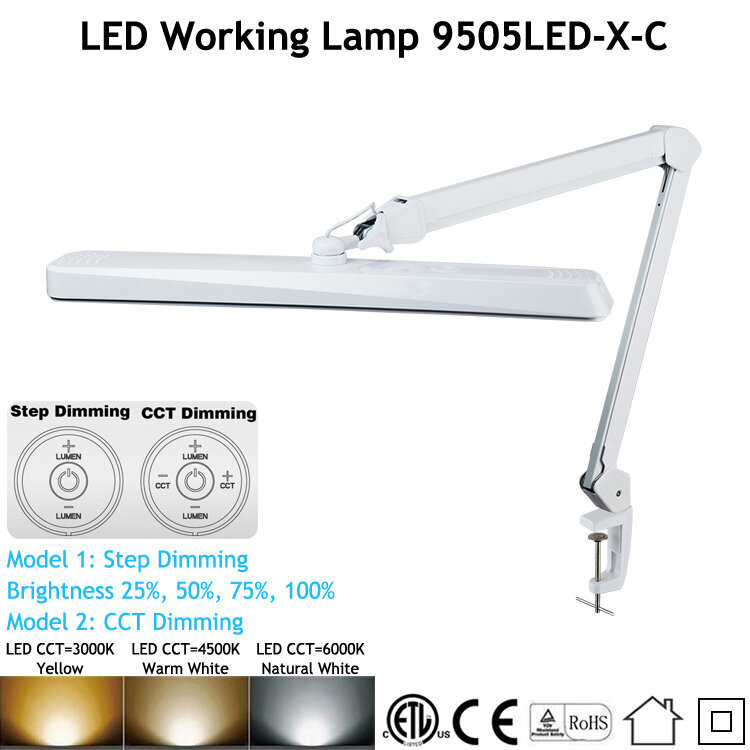 LED lampa CCT (kosmetologiem, pedikīram) AF-9775 cena un informācija | Mēbeles skaistumkopšanas saloniem | 220.lv