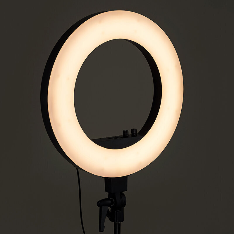 Gredzenveida LED 55W lampa ar statīvu AF-9126 cena un informācija | Apgaismojums fotografēšanai | 220.lv