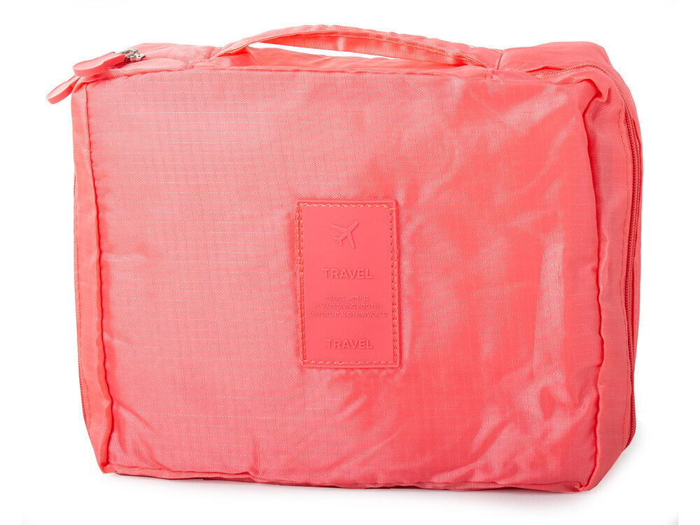 Ceļojumu kosmētikas soma koferim, rozā cena un informācija | Koferi, ceļojumu somas | 220.lv