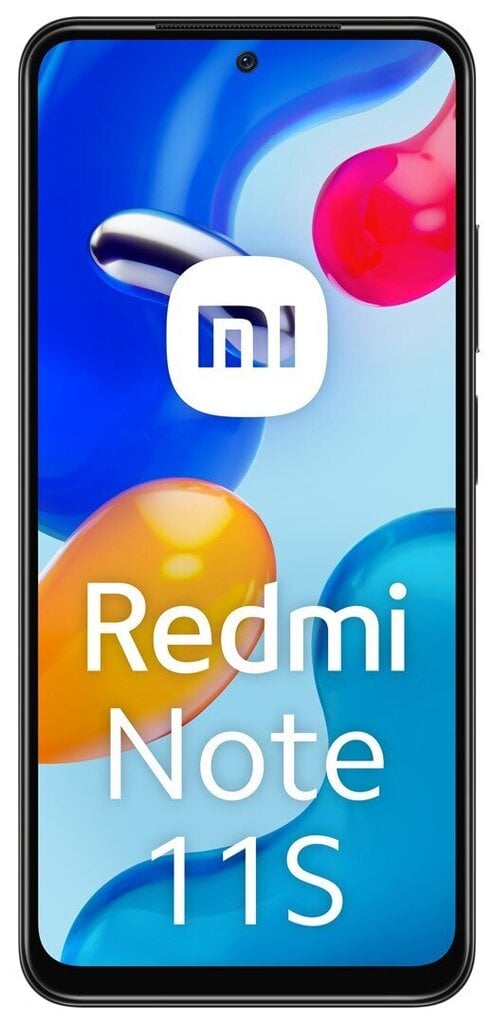 Xiaomi Redmi Note 11S 6/128GB 5G melns цена и информация | Mobilie telefoni | 220.lv