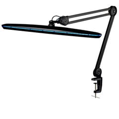 Galda LED lampa, 58cm, Black цена и информация | Настольные лампы | 220.lv