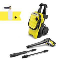 Augstspiediena mazgātājs Karcher K 4 Compact + Putu uzgalis cena un informācija | Augstspiediena mazgātāji | 220.lv