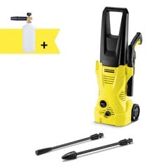 Augstspiediena mazgātājs Karcher K 2 + Putu uzgalis цена и информация | Мойки высокого давления | 220.lv