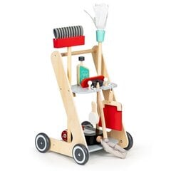 Игрушечный деревянный набор для уборки Ecotoys цена и информация | Игрушки для девочек | 220.lv