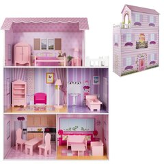 Кукольный домик Play & Learn 80x112x31см цена и информация | Игрушки для девочек | 220.lv