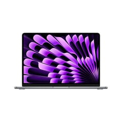 MacBook Air 13" Apple M3 8C CPU 8C GPU/8GB/256GB SSD/Space Grey/RUS - MRXN3RU/A cena un informācija | Portatīvie datori | 220.lv