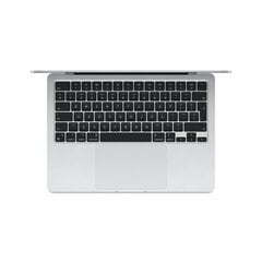 MacBook Air 13" Apple M3 chip with 8-core CPU and 10-core GPU, 16GB, 512GB SSD - Silver - MXCT3RU/A cena un informācija | Portatīvie datori | 220.lv