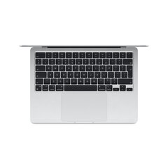 MacBook Air 13": Apple M3 chip with 8-core CPU and 10-core GPU, 16GB, 512GB SSD - Silver - MXCT3ZE/A цена и информация | Ноутбуки | 220.lv