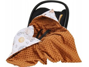 Babymam sega ar kapuci autokrēsliņam, 80x80 cm cena un informācija | Spilveni, guļammaisi, konverti jaundzimušajiem | 220.lv