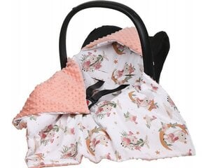 Одеяло Babymam с капюшоном на автокресло 80х80см. цена и информация | Детские подушки, конверты, спальники | 220.lv