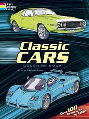 Classic Cars Coloring Book цена и информация | Книги для малышей | 220.lv