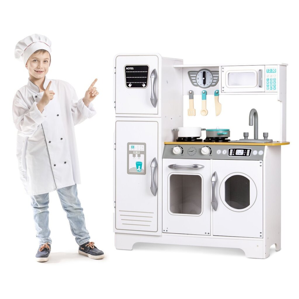 Bērnu virtuve Ecotoys, balta цена и информация | Rotaļlietas meitenēm | 220.lv