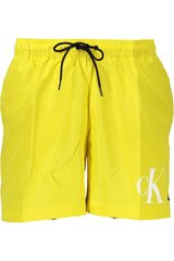 Calvin Klein peldšorti vīriešiem KM0KM00890, dzelteni цена и информация | Плавки, плавательные шорты | 220.lv