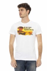 Trussardi Action. Мужская футболка. Цвет серый. цена и информация | Мужские футболки | 220.lv