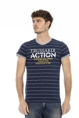 Trussardi Action. Мужская футболка. Цвет серый. цена и информация | Мужские футболки | 220.lv