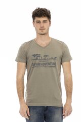 T-krekls vīriešiem Trussardi Action, brūns cena un informācija | Vīriešu T-krekli | 220.lv